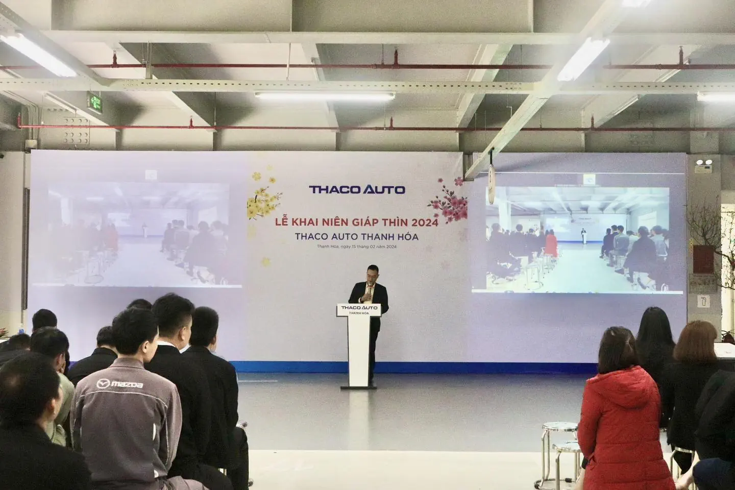 THACO AUTO THANH HÓA TỔ CHỨC LỄ KHAI NIÊN GIÁP THÌN –  SẴN SÀNG BỨT PHÁ