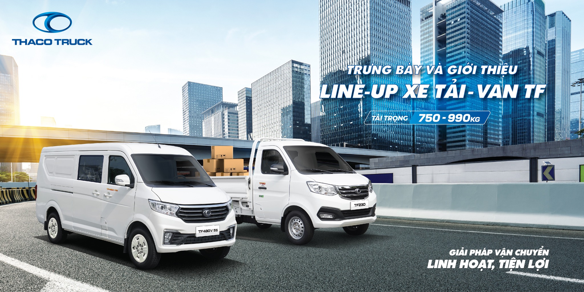 THACO AUTO THANH HÓA TRƯNG BÀY VÀ GIỚI THIỆU LINE-UP SẢN PHẨM XE TẢI