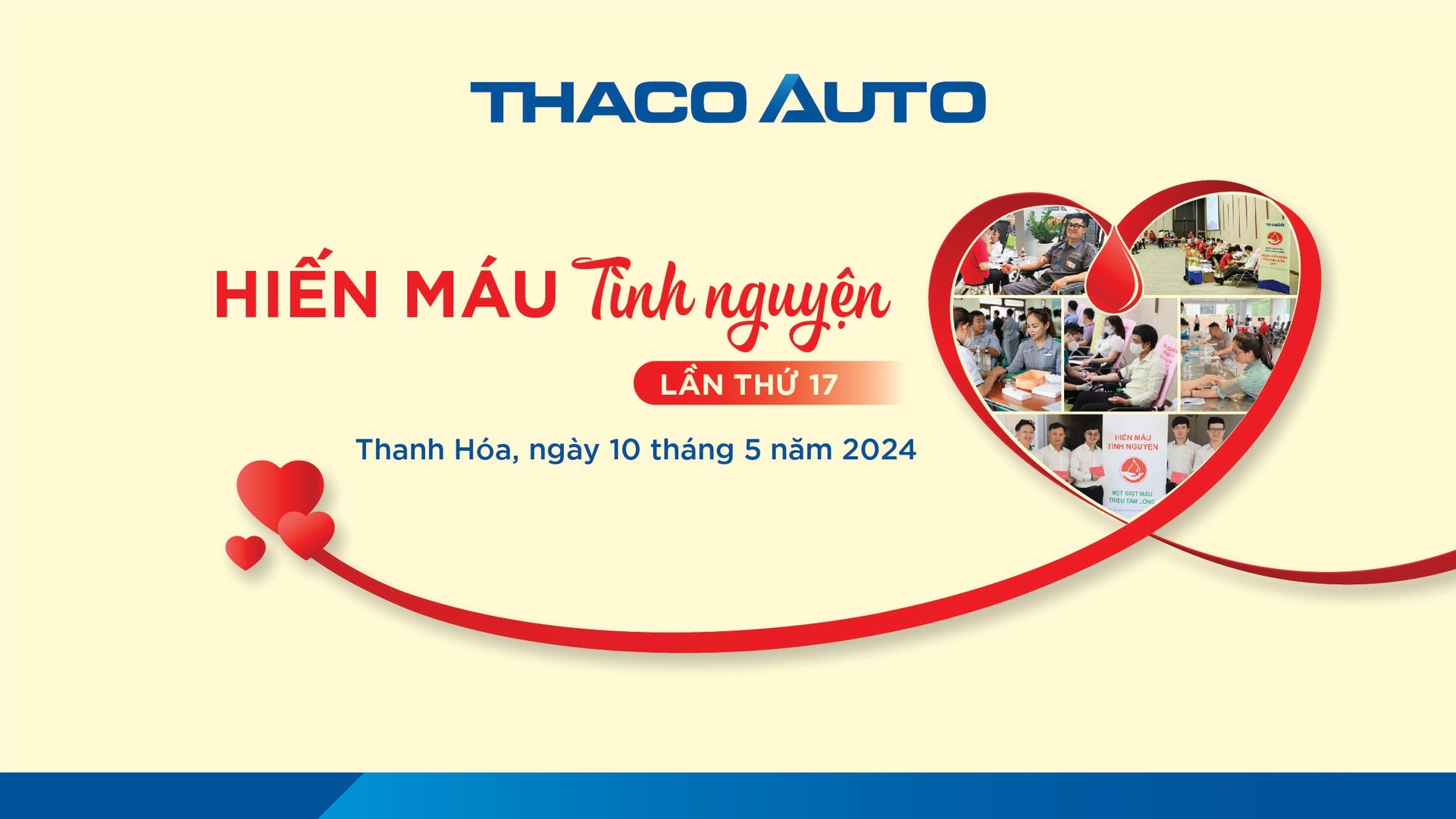 THACO AUTO THANH HÓA - CHƯƠNG TRÌNH “HIẾN MÁU TÌNH NGUYỆN 2024 – LẦN THỨ 17”