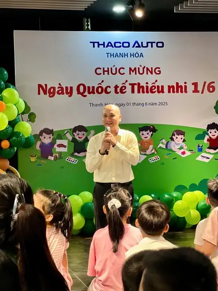 THACO AUTO Thanh Hóa Tưng Bừng Tổ Chức Tết Thiếu Nhi 2025