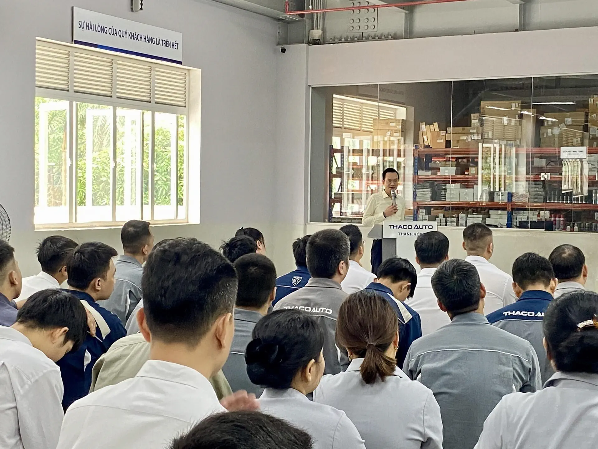 HOẠT ĐỘNG CHÀO CỜ ĐẦU THÁNG 6 TẠI THACO AUTO THANH HÓA