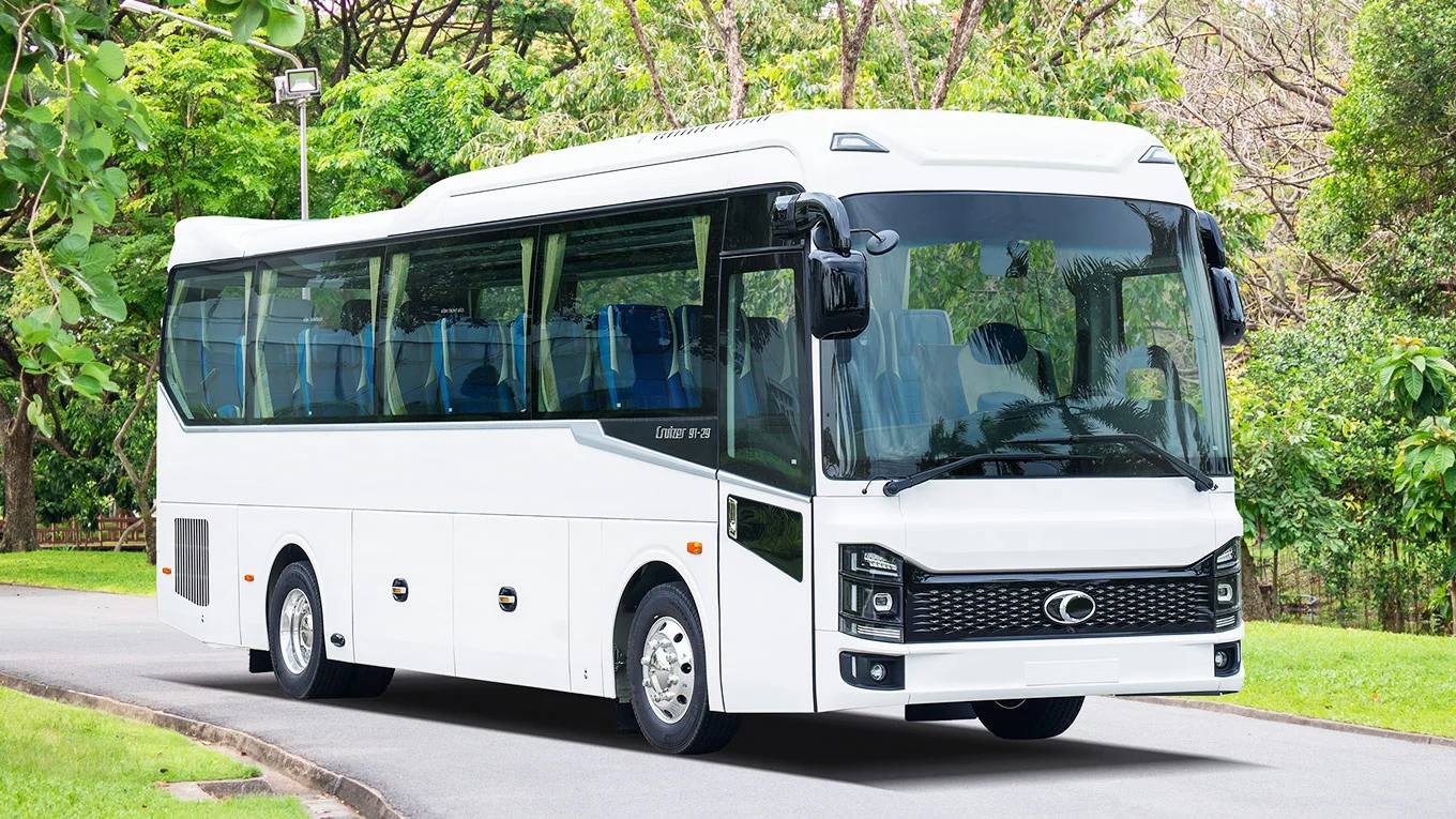 THACO Cruizer 91S – Xe Bus 29 Chỗ, 34 Chỗ Cao Cấp | Thiết Kế Mới, Vận Hành Mạnh Mẽ